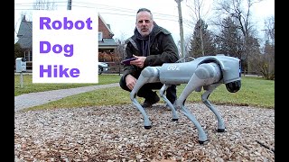 Robot Dog Hike - Taking The Unitree Go2 Robot Dog Off Road