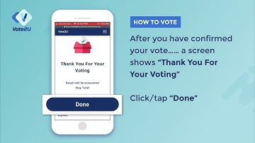 Vote2U How to Vote and How to View Result
