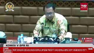 LIVE STREAMING - KOMISI V DPR RI RDP DENGAN ESELON I KEMENTERIAN DESA PDT DAN TRANSMIGRASI