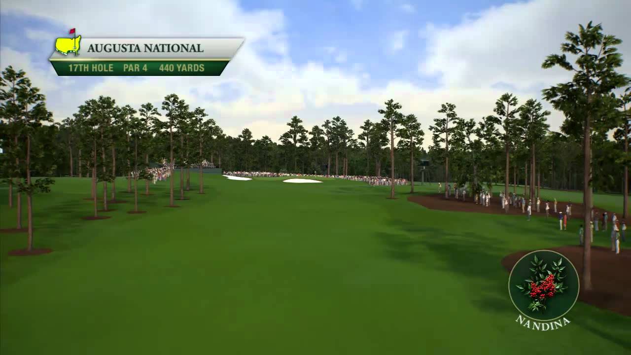 Course Flyover Augusta National Golf Club's 17th Hole YouTube