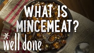 Mincemeat typically isn’t meat at all. the name comes from its 12th
century origins, when finely chopped was preserved with sugar,
alcohol, and spices. ...