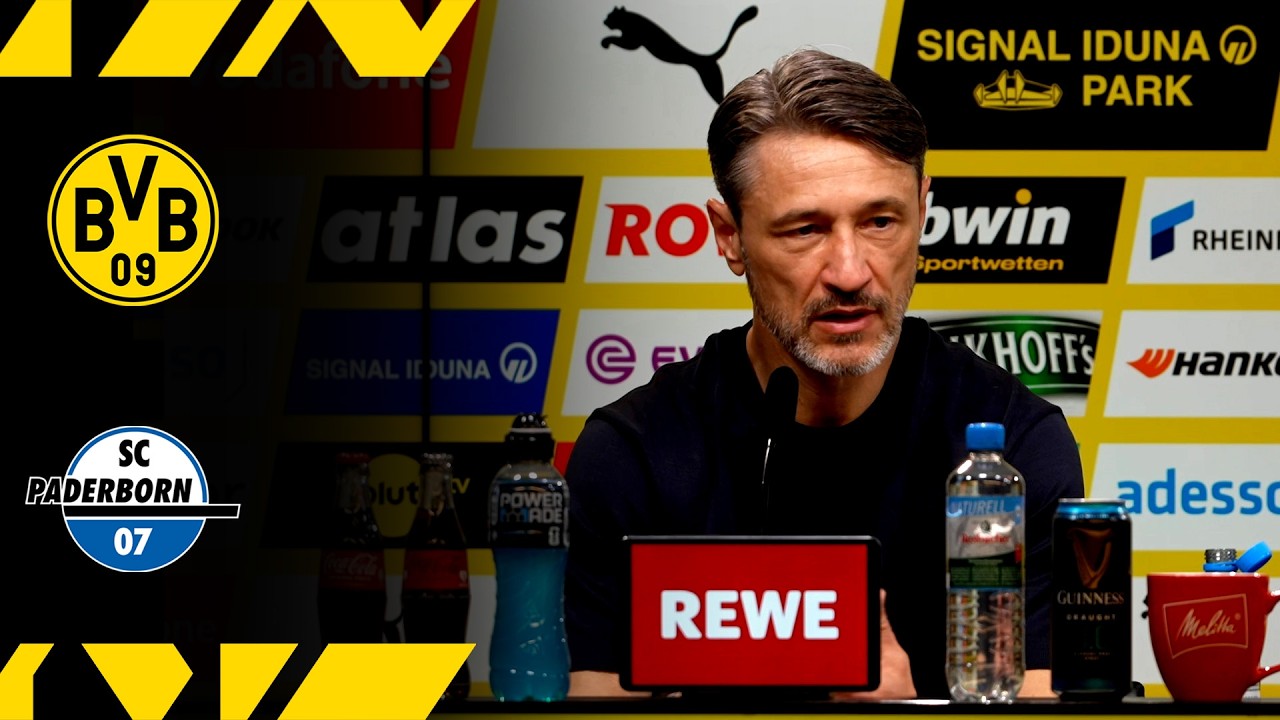 Schlotti zu Kovac: „Coach, du weißt, ich bin immer bereit“ | PK nach BVB - SC Paderborn 3:0