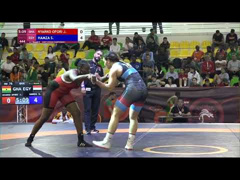 Round 2 WW 76 Kg J NYARKO OFORI GHA V S HAMZA EGY 