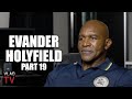 Evander Holyfield Does Impression of Mike Tyson Biting His Ear &amp; Spitting Out a Piece (Part 19)