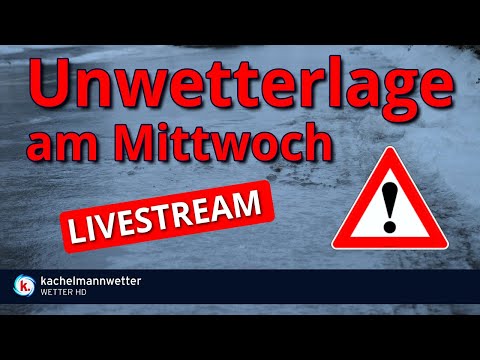 Live-Update ab 07:30 Uhr: Schnee & Eisregen mit Luftmassengrenze am Mittwoch