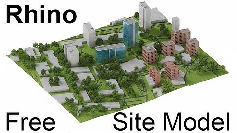 Import Free Site Model into Rhino