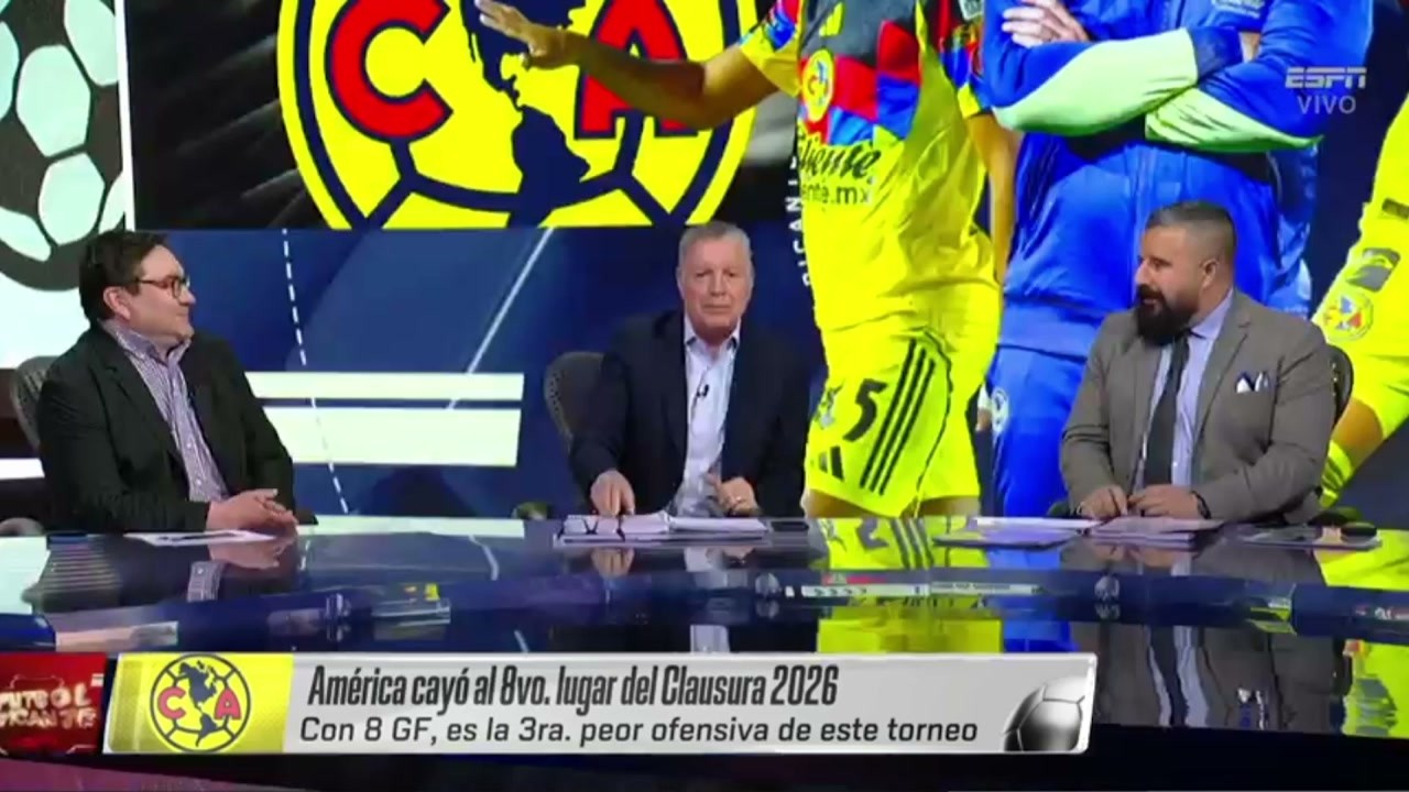 ¿Cuáles son las razones del mal momento del América? América cayó al 8vo. lugar del Clausura 2026