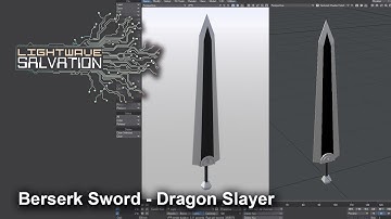 Lightwave 3D Berserk - Dragon Slayer Sword tutorial
