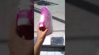 TENIS ADIDAS CAMBIAN COLOR CON EL DE BLANCOS ROSADOS... - YouTube