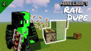 Minecraft Rail Duplication Glitch 1.21+ INFINITE RAILS