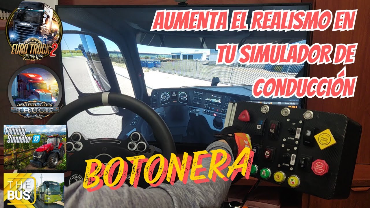 Botonera para simulador de conducción