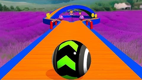 Sky Rolling Ball 3D Gameplay Speedrun All Levels 136