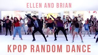 KPOP Random Play Dance in Los Angeles | Ellen and Brian