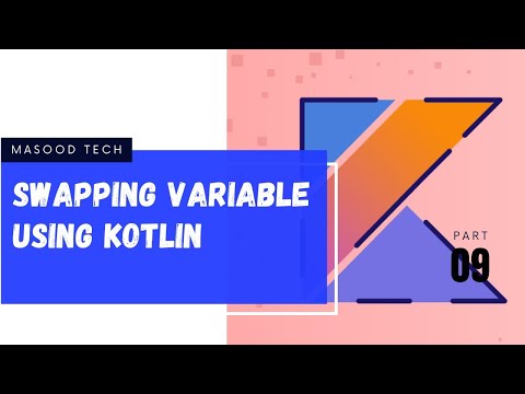 Swapping Variable Using Kotlin | Swap two Numbers Using Third Variable | Kotlin Programming