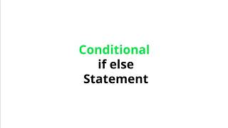 Conditional statements in C: if else statements
