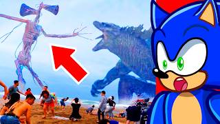Reacting To GODZILLA vs SIREN HEAD!