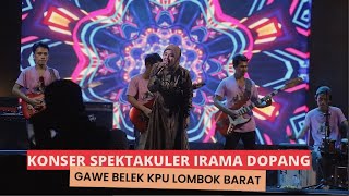 Konser Spektakuler Nia Dirgha Bareng Irama Dopang Dalam Acara Gawe Belek KPU Lombok Barat 2024