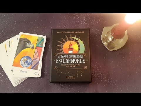 Le Tarot divinatoire Esclarmonde - Les 22 arcanes de Colette Lougarre -  Livre - Decitre