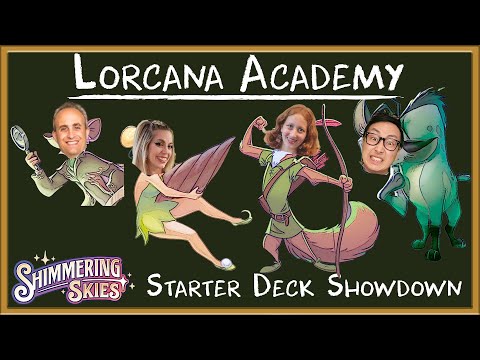 4 Player Lorcana - Shimmering Skies Starter Decks