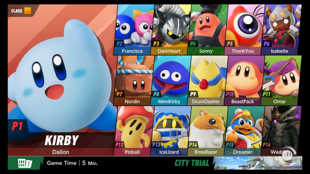 Kirby Air Riders City Trial online match Part 3 (No Commentary)