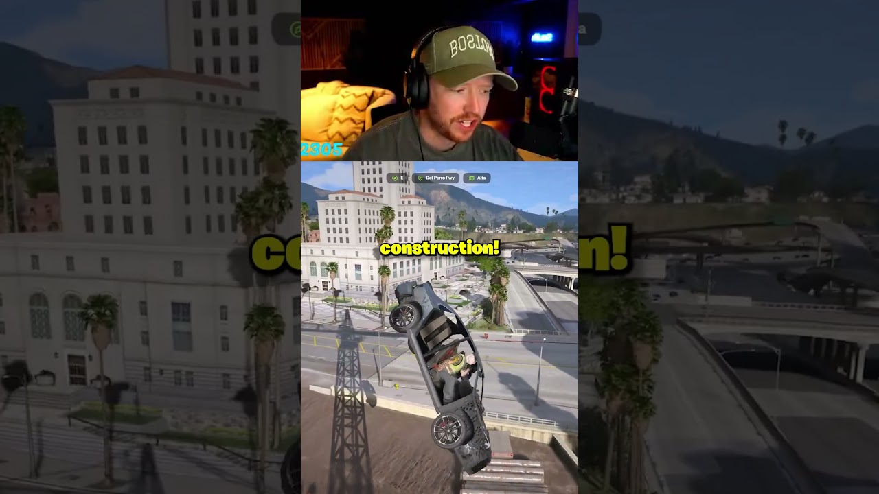 SICK JUMP in POLICE CHASE! (I CAN FLY!) 😎