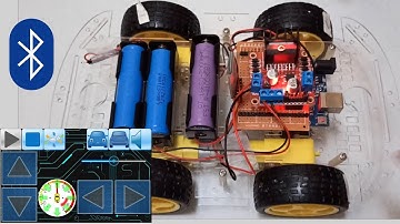 DIY || Smartphone (Bluetooth) controlled Car 4WD using Arduino Uno || HC-05