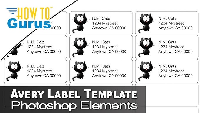 Free avery label templates