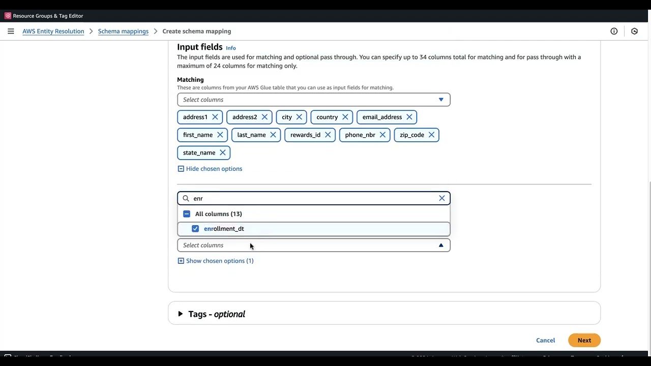 How to do Data De-duplication with AWS Entity Resolution: Part 2 | Schema Mapping