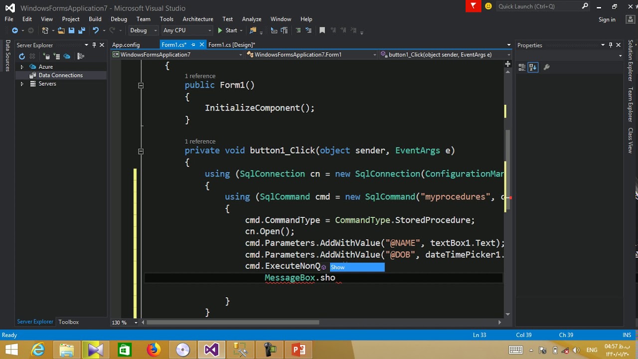 How save date time picker in database. - YouTube
