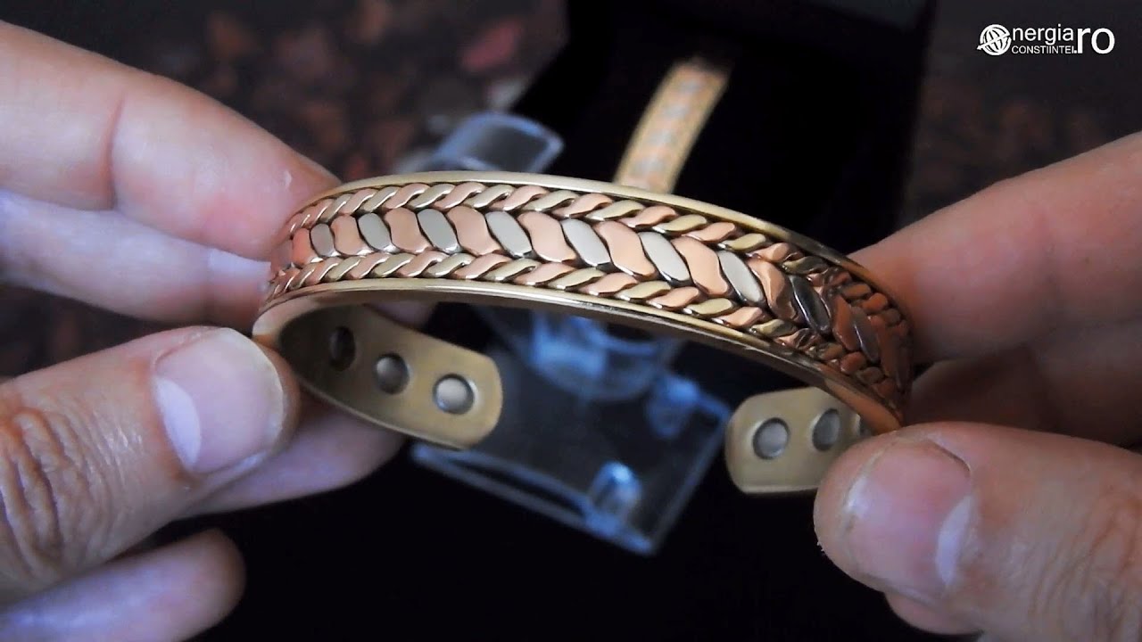 Bratara Magnetica Energetica Terapeutica CUPRU ALAMA - cod BRA064