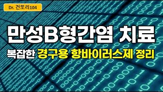 만성B형간염 치료제: 복잡한 경구 항바이러스제 정리