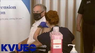 Gov. Abbott gets first dose of COVID-19 vaccine | KVUE