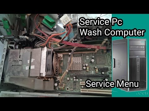 How To service-PC moederbord / Wash Computer Moederbord at Home.