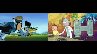 Wild Kratts And Rick And Morty Theme Song Mix