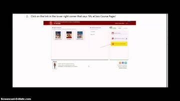 2How to Log Into MyeClass Course Pages