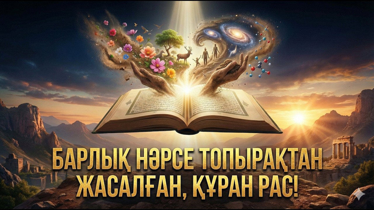 Барлық нәрсе Құранда айтылғандай топырақтан жасалған ба?