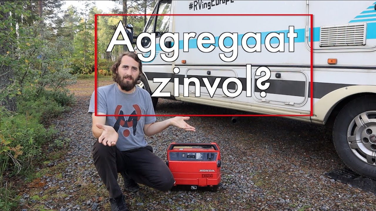 Aggregaat in de camper zinvol? waarop ervaring Honda EX650 YouTube