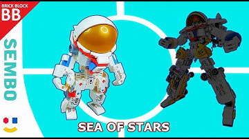 Sembo 4 in1 combiner : Sea of Stars 203331 ⚡️ Unboxing & Speed build Lego Transformers new 2023