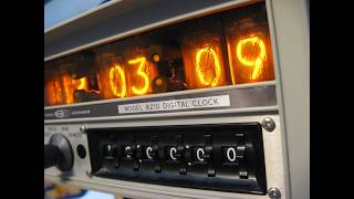 The Systron Donner 8210 - Very Early Digital NIXIE Clock!  TTL 1969 1970?