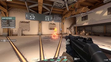 VALORANT Practice Range - 22 ON HARD MODE