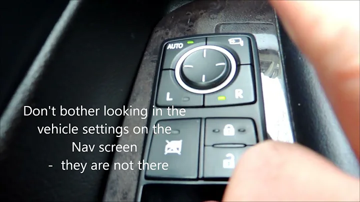 Toyota / Lexus Folding Mirror Tilting Mirror - Stops Working and How to Fix it