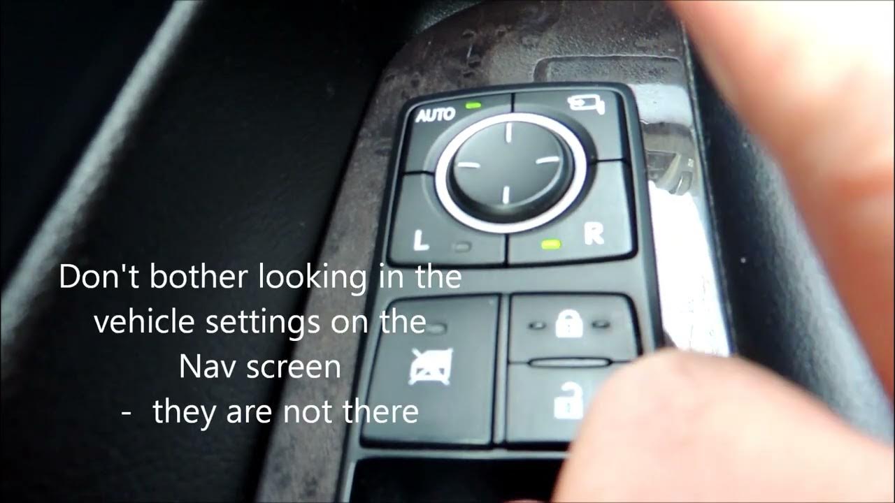 Toyota / Lexus Folding Mirror Tilting Mirror Stops Working and How to