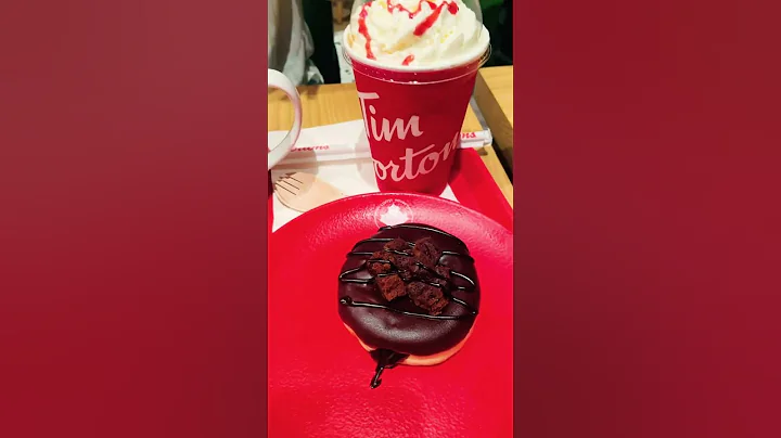 Donut Love 🍩 | Best Donuts from Tim Hortons 🔥🍩😋😋 #food #shorts #short