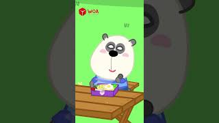 Oh no Pando! What happened? Wolfoo Educational Videos for Kids | Wolfoo Family Official #shorts