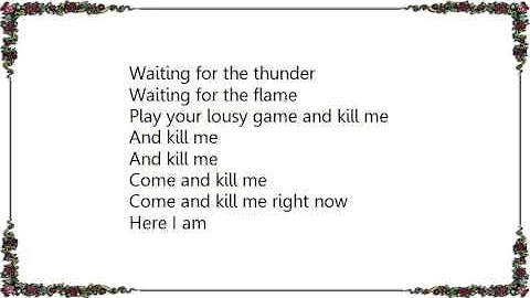 Helloween - Waiting for the Thunder Lyrics