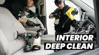 Interior Deep Clean Mercedes V Class - ASMR (No Music)