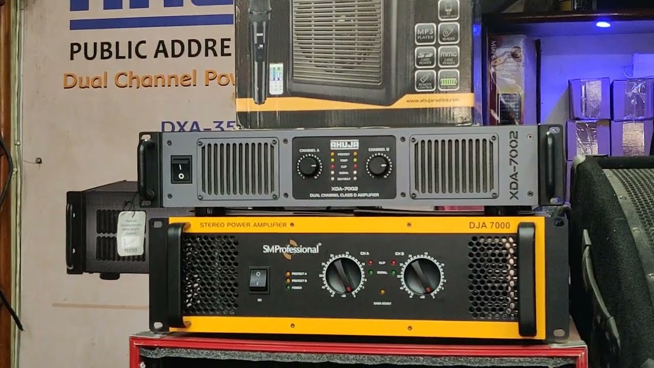 Ahuja new amplifier 7002 | DJ UPS BELA