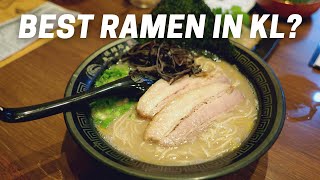 BEST RAMEN In Kuala Lumpur - KANBE RAMEN