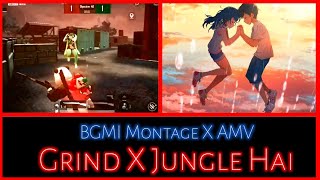 Jungle Hai Aadhi Raat Hai X Grind | BGMI BeatSync Montage | Pubg Best Edited Montage X AMV