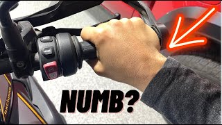 Why Your Hands Go NUMB On A Motorcycle